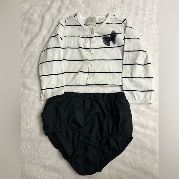 First impressions - white and black sleeveless dress and blazer - 18 months - Picture 7 of 8